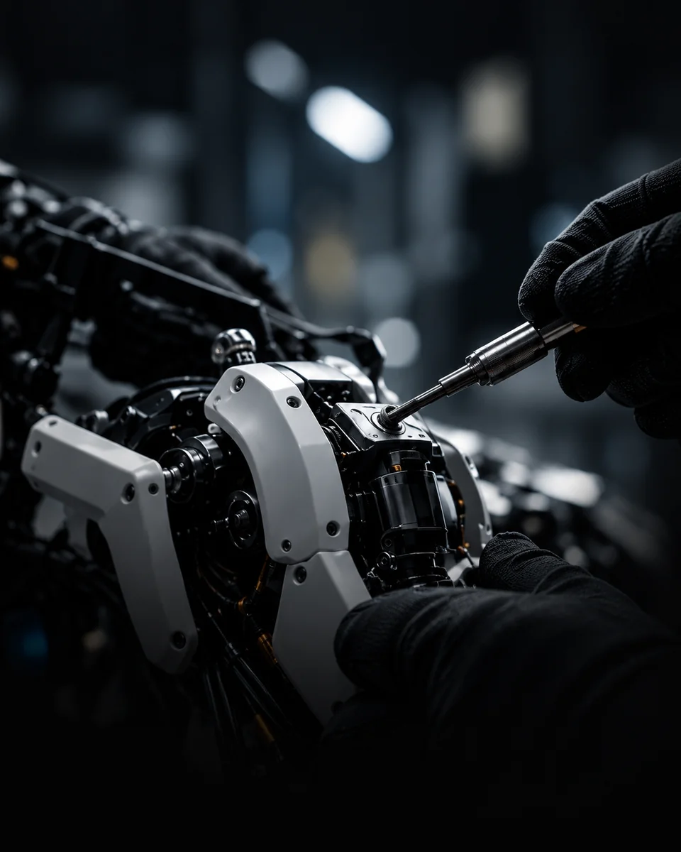 Concept visualization of precision robotics research